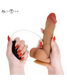 MR INTENSE - DANNY ULTRA-REALISTISCHER SPRITZER-PENIS MIT HODEN 20,5 CM -Ø- 4 CM
