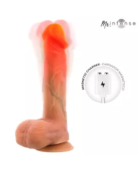 MR INTENSE - LOGAN VIBRATOR DILDO SILIKON MIT WÄRMEEFFEKT UND FERNBEDIENUNG 20 CM -Ø- 4,1 CM