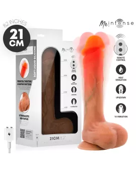 MR INTENSE - BRADLEY VIBRATOR-DILDO MIT WÄRMEEFFEKT UND FERNBEDIENUNG 21 CM -Ø- 4,2 CM