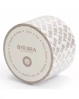 BYE-BRA - BODY TAPE DOUBLE SIDED CINTA DE DOBLE CARA BEIGE TALLA ÚNICA 5 x 500 CM