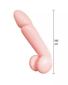 HIDDEN DESIRE - RIESIGER AUFBLASBARER PENIS, 145 CM