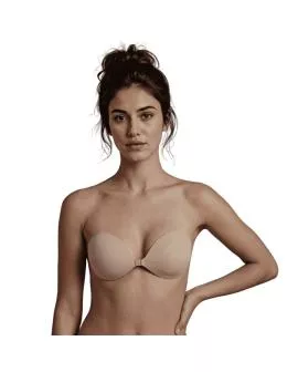 BYE-BRA - SUJETADOR MIRACLE BRA BEIGE COPA B