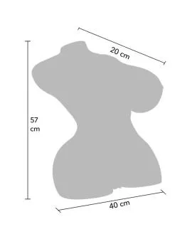 VERBORGENE BEGIERDE - MELKENDE MEGA-SCHLAMPE-TORSO WEIBLICHER MASTURBATOR 22 KG