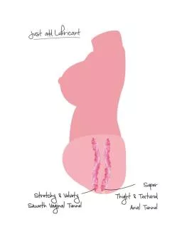 VERBORGENE BEDÜRFNISSE – SAFTIGER DOPPEL-D-MASTURBADOR FÜR VAGINA UND ANUS 5 KG