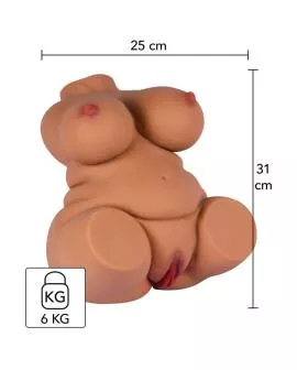 HIDDEN DESIRE - FAT FUCK QUEEN TORSO MASTURBATOR WEIBLICH 6 KG