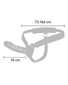 HIDDEN DESIRE - INFERNO VIBRIERENDER PENIS-SLEEVE ZUM AUFSCHNALLEN 16 CM