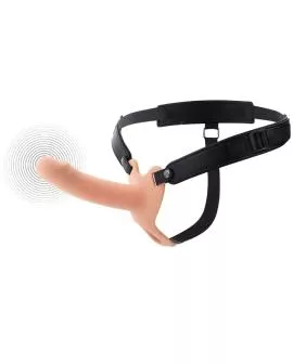 HIDDEN DESIRE - INFERNO VIBRIERENDER PENIS-SLEEVE ZUM AUFSCHNALLEN 16 CM