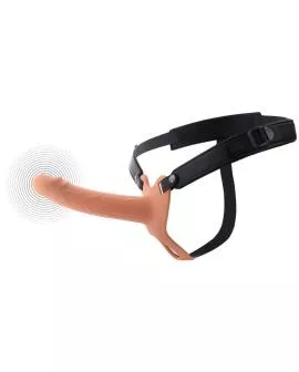 HIDDEN DESIRE - INFERNO VIBRIERENDER PENIS-SLEEVE ZUM AUFSCHNALLEN 18 CM