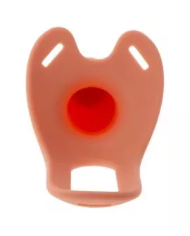 HIDDEN DESIRE - INFERNO VIBRIERENDER PENIS-SLEEVE ZUM AUFSCHNALLEN 18 CM