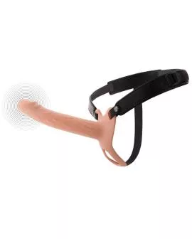 HIDDEN DESIRE - INFERNO VIBRIERENDER PENIS-SLEEVE ZUM AUFSCHNALLEN 20 CM