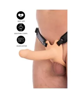 HIDDEN DESIRE - INFERNO PENIS-SLEEVE-STRAP-ON-SILIKON 18 CM