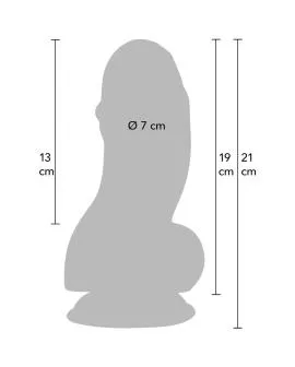 HIDDEN DESIRE - INFERNO FAT BOYS DILDO 19 CM
