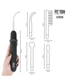 FETISH SUBMISSIVE - VIBRADOR WAND ELECTROESTIMULACIÓN ALTA FRECUENCIA