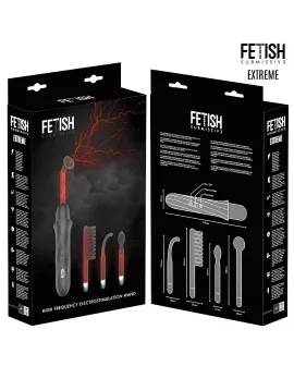FETISH SUBMISSIVE - VIBRADOR WAND ELECTROESTIMULACIÓN ALTA FRECUENCIA