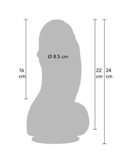 HIDDEN DESIRE - INFERNO FAT BOYS DILDO 22 CM