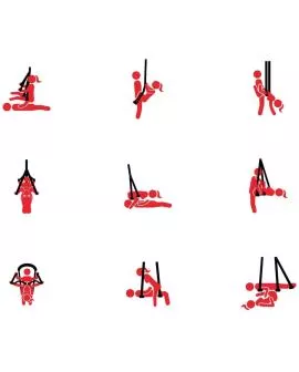 HIDDEN DESIRE - EXTREME LOVERS SEXSCHAUKEL MIT GESTELL