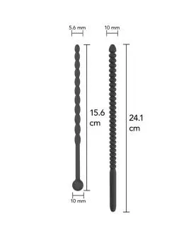 HIDDEN DESIRE - EXTREME ADVANCED HARNRÖHRENDILATATOREN MIT RILLEN 2 STÜCK