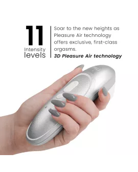 WOMANIZER - PRO VIBRANT KLITORALSTIMULATOR SILBERGRAU