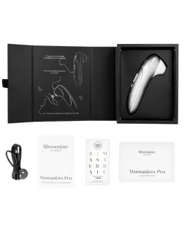 WOMANIZER - PRO VIBRANT KLITORALSTIMULATOR SILBERGRAU