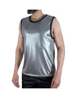 MACHO - T-SHIRT MIT FEINEM GLITZER,