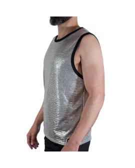 MACHO - T-SHIRT MIT FEINEM GLITZER,