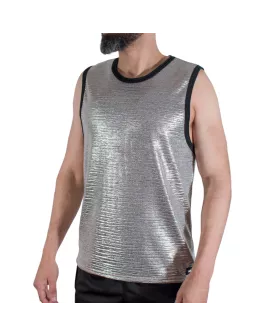 MACHO - T-SHIRT MIT FEINEM GLITZER,