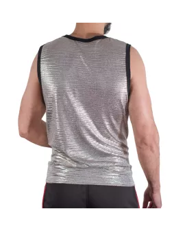 MACHO - T-SHIRT MIT FEINEM GLITZER,