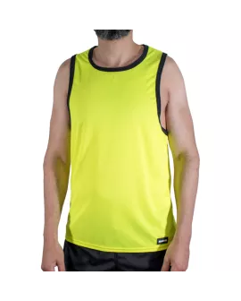 MACHO - CMV001 GELBES GYM-T-SHIRT