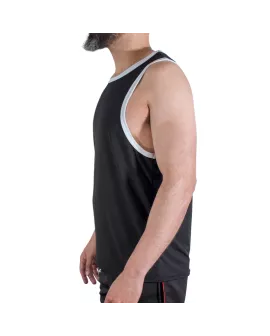 MACHO - CMV004 SCHWARZES GYM-T-SHIRT