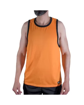 MACHO - CMV005 ORANGE GYM T-SHIRT
