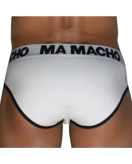 MACHO - MCH006 CLASSIC SLIP WEISS + SCHWARZ