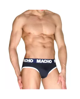 MACHO - MCH008 MARINEBLAUES KLASSISCHES SLIP-SCHUH