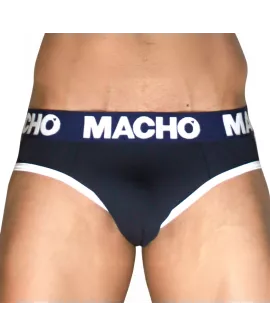 MACHO - MCH008 MARINEBLAUES KLASSISCHES SLIP-SCHUH