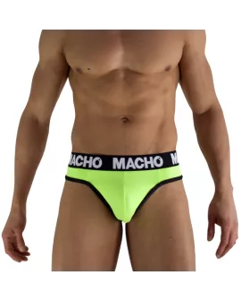 MACHO - MTG001 FLUORESZIERENDER GELBER STRINGTANGA,
