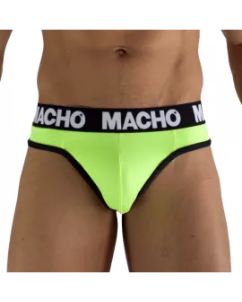 MACHO - MTG001 FLUORESZIERENDER GELBER STRINGTANGA,