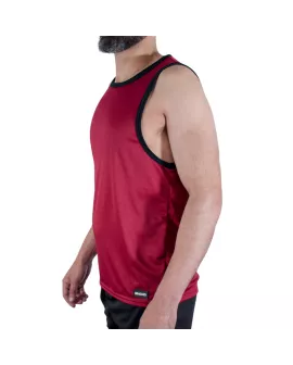 MACHO - CMV003 MAROON GYM T-SHIRT