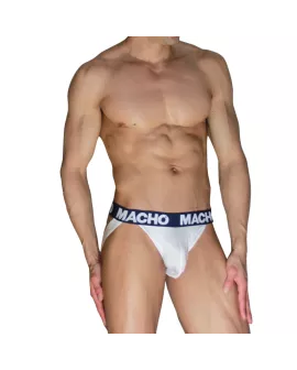MACHO - MX29DK JOCK WHITE + MARINE