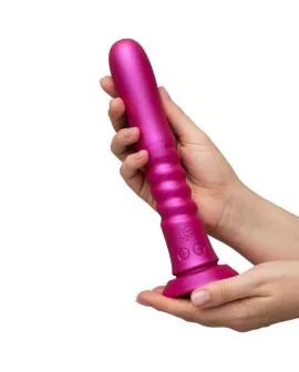 ROMP - JIGGLE AUF- UND AB-VIBRATOR MIT ROSA SAUGNAPF