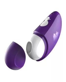 ROMP – FREE KOSTENLOSER KLITORASIMULATOR MIT DECKEL, 10 STUFEN, WIEDERAUFLADBAR, LILA