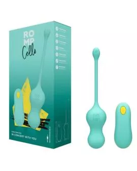 ROMP - CELLO MULTIFUNKTIONS-VIBRATIONS-EI TÜRKIS FERNBEDIENUNG
