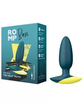 ROMP - BASS PLUG ANALVIBRATOR 10 CM GRÜN
