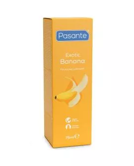 PASANTE – GLEITGEL AUF WASSERBASIS MIT BANANENGESCHMACK, 75 ML