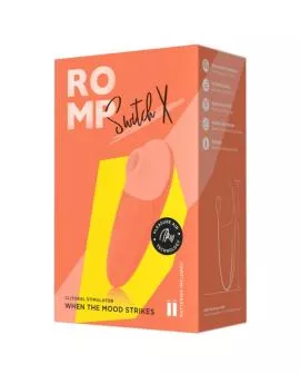 ROMP - SWITCH X KLITORISSTIMULATOR, 6 STUFEN, ORANGE