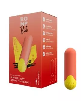 ROMP - RIOT MULTIFUNKTIONS-VIBRATIONSKUGEL ORANGE + GELB