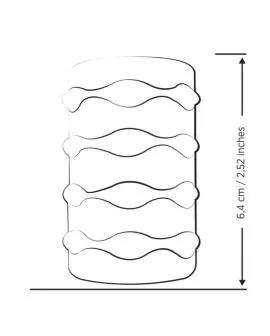 ROMP - MOSH TRANSPARENTER MÄNNERMASTURBATOR MIT 6 CM WENDBARER HÜLLE