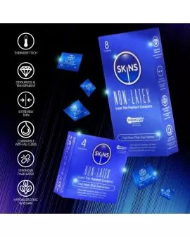 SKINS - LATEXFREIE KONDOME 4ER-PACKUNG