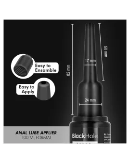 BLACK HOLE - ANALGLÄTTUNGSMITTEL-APPLIKATOR, GRÖSSE L, 100 ML