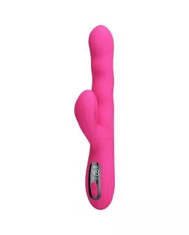 PRETTY LOVE - WINTERS MULTIFUNKTIONS-HASENVIBRATOR MIT LED-ANZEIGE, PINK