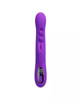 PRETTY LOVE - SABIEN RABBIT VIBRATOR MIT KLOPFSTIMULATION UND LILA LED