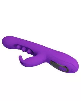 PRETTY LOVE - SABIEN RABBIT VIBRATOR MIT KLOPFSTIMULATION UND LILA LED